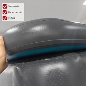 Piscine <span class=keywords><strong>gonflable</strong></span> rectangulaire Drop Stitch Factory, grande piscine portable d'extérieur pour adultes, enfants, famille, plaisir aquatique - Product Image 5