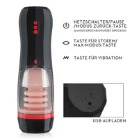 Automatische Saugmaschine für Männer mit 10 Saugmodi und Vibrationsfunktion Wasserdichtes Design Sexspielzeug für Männer