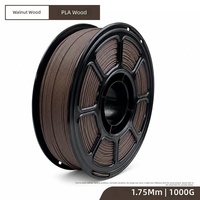 YOSOO OEM Grosir Filamen 3D PLA Isi Kayu Ceri 1.75mm 1kg Gulungan Butiran Gelap Anti Melengkung Dekorasi Kerajinan DIY Pencetakan FDM 190C