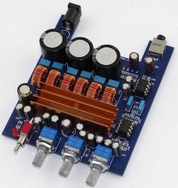 2*50W+100W 24V TPA3116 2.1 High Power Digital Class D Amplifier Board for Hifi Subwoofer Electronic Components