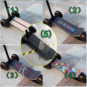 Patinete eléctrico de alta calidad de 3 ruedas al por mayor de fábrica con motor sin escobillas de 500W y batería de litio - Product Image 6
