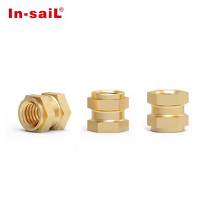 Hex Nut Brass cường độ cao Hex chèn các loại hạt - Product Image 4
