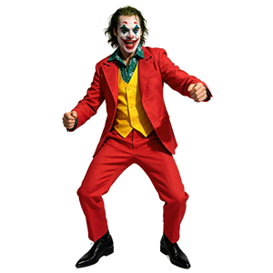Disfraz de Payaso <span class=keywords><strong>Joker</strong></span> Arthur Fleck para Adultos, Kit de Disfraz de Halloween con Camisa y Chaleco para Hombre - Product Image 5
