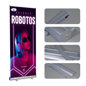 Expositor de Pancartas Publicitarias XuanYu, Pancarta Enrollable, Pantalla de Rodillo, Marco de Aluminio, Retráctil, Ligero y Portátil - Product Image 2