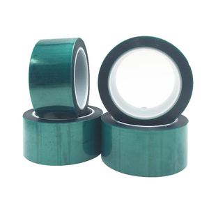 <span class=keywords><strong>Haute</strong></span> Température En <span class=keywords><strong>Silicone</strong></span> Vert Simple Enduit Épissage De Masquage de Polyester D'ANIMAL FAMILIER DE Ruban - Product Image 4