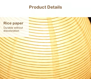 Japanese-Style <strong>Rice</strong> Paper LED Night <strong>Light</strong> for Living Room Energy-Saving Eye Protection Table Lamp with DC Power Supply - Product Image 5