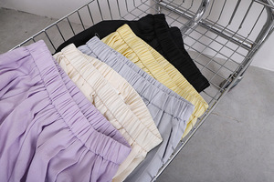 <span class=keywords><strong>Pantaloni</strong></span> Palazzo <span class=keywords><strong>in</strong></span> <span class=keywords><strong>Lino</strong></span> da Donna - Alla Moda, Minimalisti, Versatili, Comodi, Traspiranti con Drappeggio Fluido Simile a una Gonna - Product Image 6