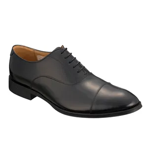 CASTER outsole-zapato de negocios para hombre, calzado formal, fabricado en España, con placa de tamaño chapado en rodio