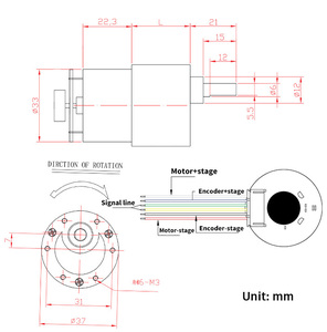 ギアボックス付き520 <span class=keywords><strong>DC</strong></span>モーターJGB37-520B 12V 76RPM 1:131高性能モーター - Product Image 5