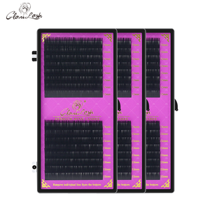 <span class=keywords><strong>Precio</strong></span> de fábrica Super Dark Eyelash Extensions Tray Venta al por mayor Private Label Volume Classic Lashes Extension - Product Image 1