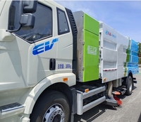 Camion balayeuse routière haut de gamme pour aéroports et zones minières - Machine de nettoyage en profondeur des rues