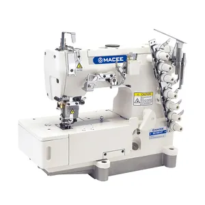 MC 500-07D Industrial High Speed Direct Drive 3 Needle 7 Thread Interlock Sewing Machine