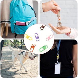Colorful Spring Snap <b>Hook</b> with UV Finish - Custom Keychain <b>Clips</b> for DIY Projects and Accessories - Product Image 3