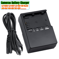 Chargeur rapide de batterie d'appareil photo LP-E6 pour Canon compatible avec les batteries LP-E6N LP-E6NH LC-E6 LC-E6E, LC-E17 LC-E8 MH-24 MH-25 CB-2LCC