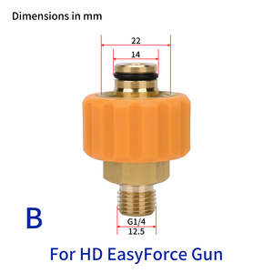 Bear Force Nettoyeur haute pression Adaptateur de <span class=keywords><strong>lance</strong></span> à mousse pour neige Canon à mousse Connecteur de <span class=keywords><strong>buse</strong></span> à mousse Karchers HD Nettoyeur haute pression - Product Image 5