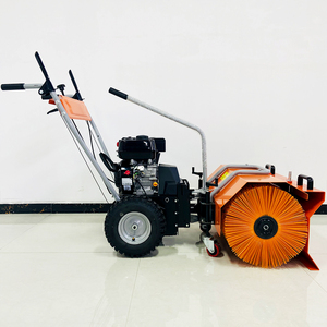 Pequeña barredora manual de nieve para carreteras, máquinas barredoras de nieve, quitanieves en venta - Product Image 5
