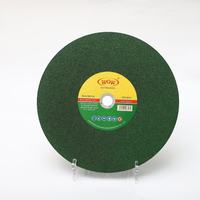 Disque de coupe métallique certifié ISO9001 MPA de 355x2,5x25,4 mm, disque de coupe métallique pour meuleuse d'angle portable de 14 pouces