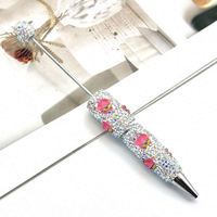 Bolígrafo de Dibujos Animados con Diamantes para DIY, Lindo Bolígrafo de Presión de Uso Universal, Navidad, Halloween, Kuromi, Bob Esponja, Gato KT
