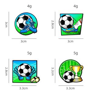 Pin de solapa de aleación esmaltado con diseño de fútbol de dibujos animados, ideal para mochila, sombrero, chaqueta, decoración, regalo para aficionados al deporte, recuerdo de fiesta, regalo para <span class=keywords><strong>el</strong></span> espíritu del equipo - Product Image 4