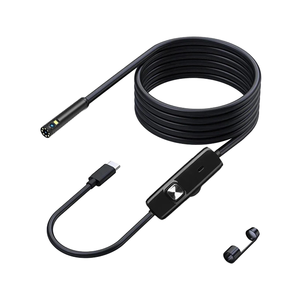 Caméra d'inspection d'égouts à prix d'usine avec accessoires complets, compatible Apple et Android, pour usage automobile, 360 HD portable, Type-C, pour usage domestique DIY - Product Image 1