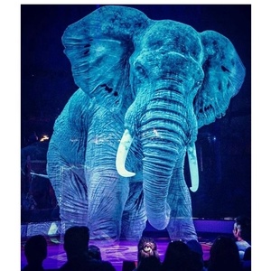 Large Scale Outdoor Hologram <strong>Projection</strong>,Pepper Scrim <strong>Transparent</strong> 3D holo Gauze - Product Image 2