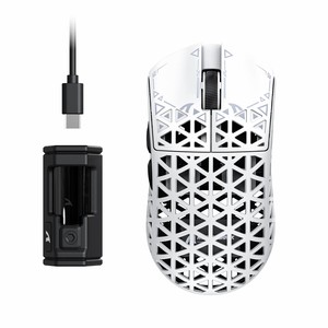 Ratón para Juegos ATTACK SHARK R5 Ultraligero de Fibra de Carbono con Sensor PAW3950MAX Inalámbrico con Frecuencia de Actualización de 8000Hz - Product Image 1
