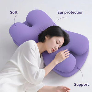 Oreiller de lit anti-ronflement en mousse à mémoire de forme ergonomique thérapeutique médicale en forme de papillon - Product Image 4