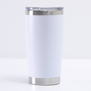 Leak Proof Powder Coated 30 Oz Vaccum Stainless Steel Camping Travel Coffee Cup Mug With Strew Lid - Product Image 5