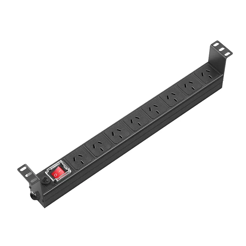 Saa Giấy Chứng Nhận Pdu 19 Inch 8 Cách Úc Ổ Cắm Bảo Vệ Quá Tải Điện Phân Phối Đơn Vị Cho Mạng Máy Chủ