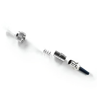 Connecteur de raccordement optique FC UPC Simplex pour câble à fibre optique de 0,9 mm SM Monomode MM Multimode Noir Prise de communication FTTH