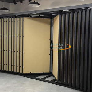 قائمة بذاتها مع نافذة باب خشبي لبلاط عرض البضائع إطار عينة حامل باب - Product Image 3