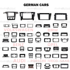 Cadre Android pour voiture pour VOLKSWAGEN PORSCHE, kits de panneaux de tableau de bord, cadre audio 2 DIN, cadre pour lecteur DVD de voiture, cadre pour autoradio - Product Image 3