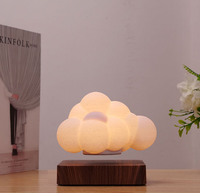 Lámpara de Noche LED Magnética Levitante con Diseño Moderno para Decoración de Dormitorio y Hogar