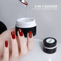 Nuevo producto, proveedor al por mayor, 3 en 1, multifuncional, esmalte de Gel UV semipermanente
