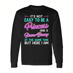 T-shirt à manches longues Ski Bunnies Princess And Snow Bunny, vêtements après-ski - Product Image 2