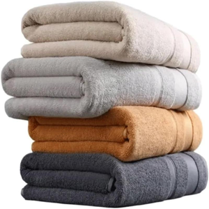 ผ้าขนหนูสปาลายใหม่ขายส่ง ผ้าขนหนูออร์แกนิคสำหรับร้านเสริมสวย ชุดผ้าขนหนูอาบน้ำ รับสั่งทำโลโก้ - Product Image 1