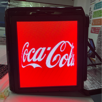 RGX Fabricant P2.5 320*320mm 4G Outdoor LED Display Box for Advertising & Delivery Bikes for Motorcycle Use in Food Industry