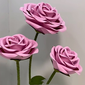 Rosa Gigante Artificial de Espuma EVA, Rosa de Espuma Grande para Decoración de Fondo de Escenario de Boda - Product Image 6