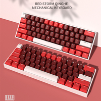 Clavier mécanique sans fil Mathew Tech HW61 Mini 60% RGB pour jeux 61 touches