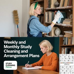 מתכנן ניקיון ADHD סיטונאי, מתכנן יומי, שבועי וחודשי בהתאמה אישית, יומן, מחברת, הדפסה בהתאמה אישית - Product Image 2