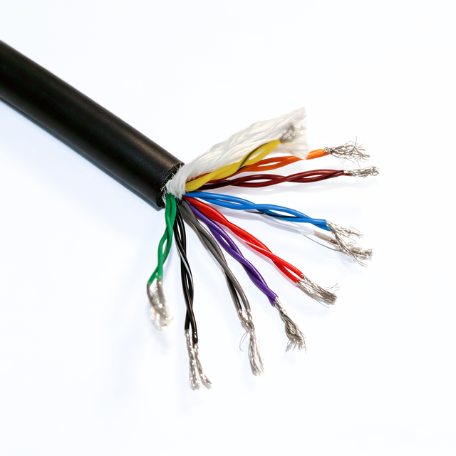 High Flexible Twisted Pair Shielded Cable TRVVSP RS485 Communication Encoder Cable Industrial Sensor Signal Control Wire