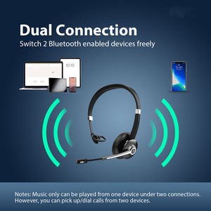 Auriculares <span class=keywords><strong>de</strong></span> centro <span class=keywords><strong>de</strong></span> llamadas con micrófono ENC para computadora <span class=keywords><strong>de</strong></span> conductores <span class=keywords><strong>de</strong></span> camiones - Product Image 4