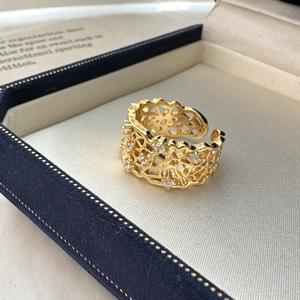 แหวนเงินแท้ Wenchi S925 ดีไซน์เรียบหรู ประดับเพชรซิคอน แฟชั่นทันสมัย ขายส่งเครื่องประดับจากจีน - Product Image 4