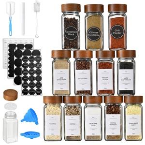 Contenitori Quadrati in Vetro da 120ml per Conservare Condimenti in Cucina, Proteggono dai Muffe e dall'Umidità - Product Image 4