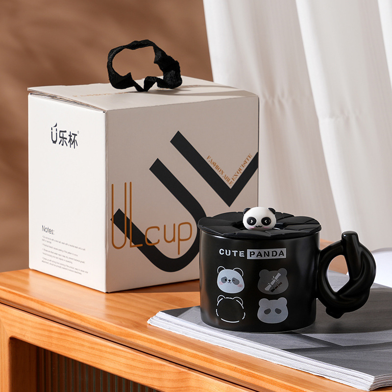 Ours d'expression (boîte-cadeau) avec le couvercle de cuillère