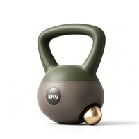 Pesa Rusa Ergonómica de 8 kg para Entrenamiento de Fuerza, Diseño Minimalista y Estético, para el Hogar