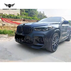 Pièces de voiture de vente chaude pare-chocs avant pare-chocs arrière gril garde-boue Flare Bodykit pour <span class=keywords><strong>Bmw</strong></span> X6 G06 mise à niveau vers F96 <span class=keywords><strong>X6m</strong></span> <span class=keywords><strong>2019</strong></span> + Kit de carrosserie - Product Image 4