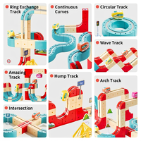 Onshine - Juego de Pistas de Carreras 3D con Tren Eléctrico, Bloques de Construcción Magnéticos, Coches Modulares, Pista de Carreras Reconfigurable