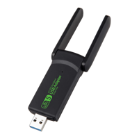 Adaptateur WiFi USB 1300Mbps sans pilote WiFi USB 3.0 double bande 5.8G 2.4G Dongle WiFi sans fil carte réseau pour ordinateur portable de bureau
