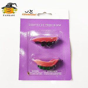 FANKASI Dentaduras Postizas de Resina para Halloween, Accesorio de Disfraz para Fiestas, Unisex - Product Image 1